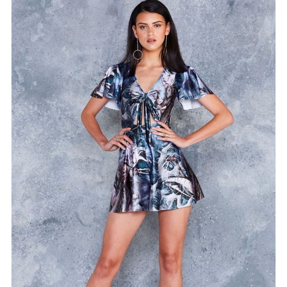 Blackmilk Frouds Creatures Rio Playsuit S